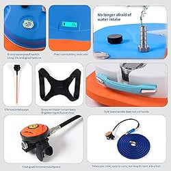 TUDIVING-Scuba Diving Ventilator,Waterproof Portable Rechargeable Scuba Diving Tank with Breathing Regulator,Scuba Diving Gear
