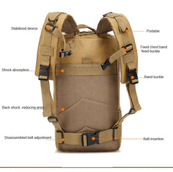 30L/50L Multifunctional Bag Military 900D Military Hiking Bag Waterproof Rucksacks Army Outdoor Camping Trekking Hunting Bag