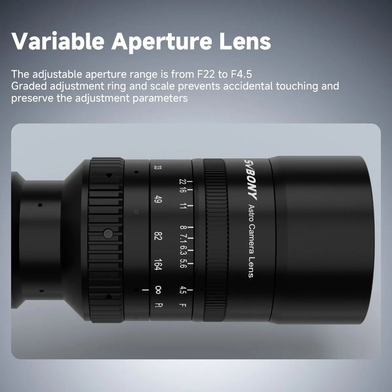 Svbony SV555 Astrophotography Telescope APO 243mm f/4.5 Telephoto Camera Lens for Full Frame Sky Imaging