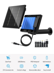 D4R 4W Solar Power Panel 18000mAh Powerbank Solar Fast Charging IP66 Waterproof 5V 6V Output Micro USB/Type C DC For Wild Camera