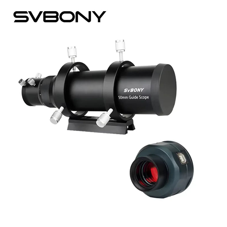 SV105 planetary camera paired with SV106 Achromatic Guide Scope ，suitable for beginners in astrophotography