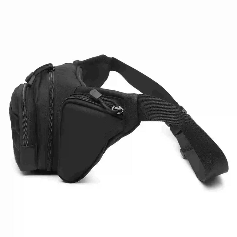 Universal Black Pistol Holster - Tactical Hip & Waist Holster for Most Handguns, Right/Left Hand Draw, Durable Nylon
