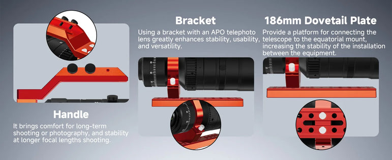 Svbony SV555 Astrophotography Telescope APO 243mm f/4.5 Telephoto Camera Lens for Full Frame Sky Imaging