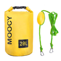 20L Tow rope Sand Sack 2-in-1 Sand Anchor Drift Bag Waterproof Dry Bag Sand Anchor Dock line for Kayak Jet Ski Rowing Small Boat