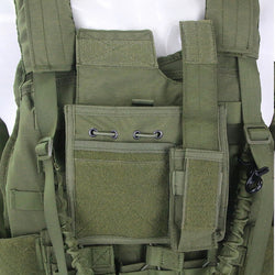LQARMY 1000D Tactical Vest Sniper Chest Rig Airsoft Vest Armor Vest Gear Carrier Load Bearing Vest Hunting Clothes