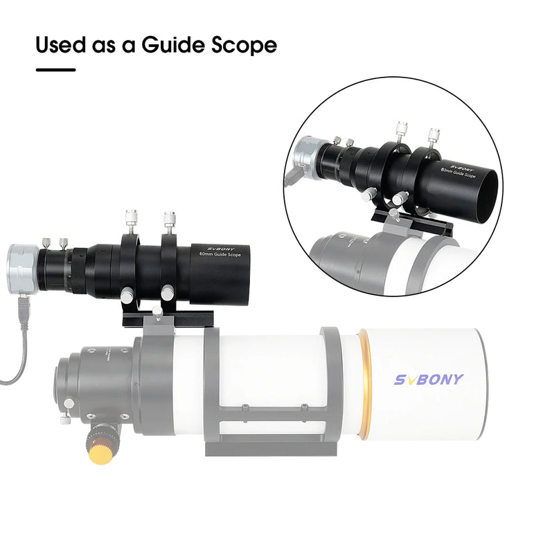 SV105 planetary camera paired with SV106 Achromatic Guide Scope ，suitable for beginners in astrophotography