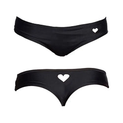 Female Wears Bikini Bottom Cutout Swim Trunks Bikini Bottom Women Swimwear Swimsuit Swimming Micro Briefs Panties Underwear