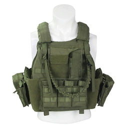 LQARMY 1000D Tactical Vest Sniper Chest Rig Airsoft Vest Armor Vest Gear Carrier Load Bearing Vest Hunting Clothes