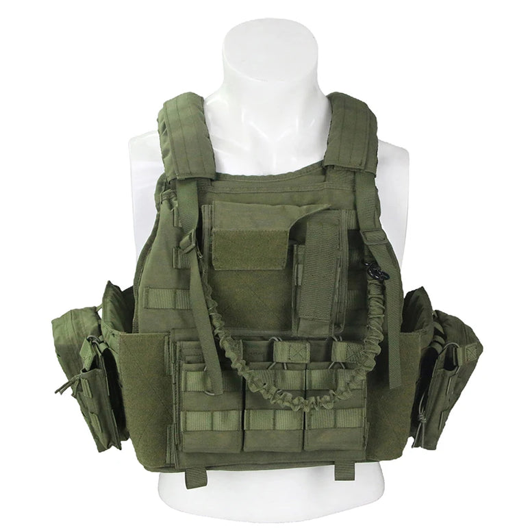 LQARMY 1000D Tactical Vest Sniper Chest Rig Airsoft Vest Armor Vest Gear Carrier Load Bearing Vest Hunting Clothes