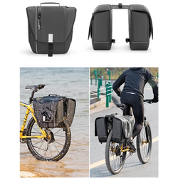 ROCKBROS MTB Bicycle Carrier Bag Rear Rack Bike Trunk Bag Luggage Pannier Back Seat Double Side Bycicle Bag Durable Travel