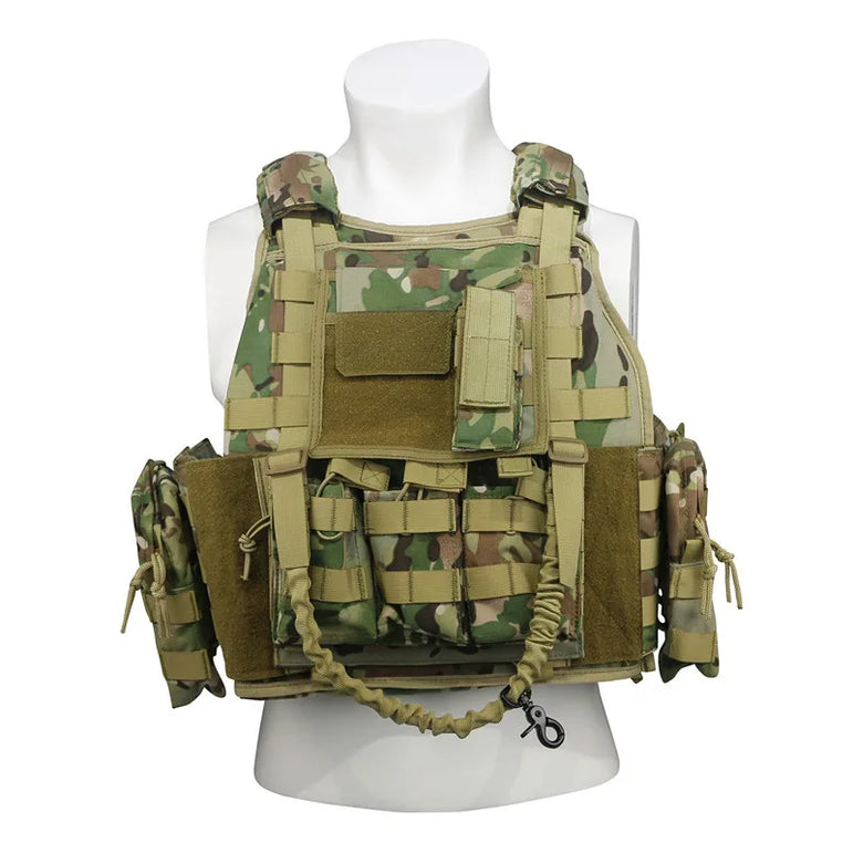 LQARMY 1000D Tactical Vest Sniper Chest Rig Airsoft Vest Armor Vest Gear Carrier Load Bearing Vest Hunting Clothes