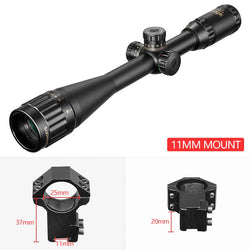 DIANA 6-24X44 Tactical Optic Cross Sight Green Red Illuminated Riflescope Hunting Rifle Scope Sniper Airsoft Air Guns