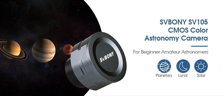 SV105 planetary camera paired with SV106 Achromatic Guide Scope ，suitable for beginners in astrophotography