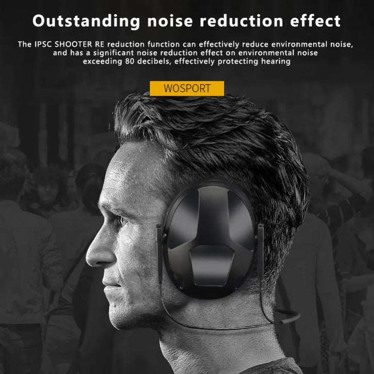 Tactical Earmuff Noise Reduction Hunting Shooting Headphone Anti-noise Ear Defenders Hearing Protector