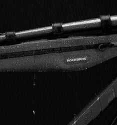 ROCKBROS Bike Bag 1.5L Waterproof Top Tube Triangle Bag Front Tube Triangle Lengthed Double Zipper Scratch-resistant Bicycle Bag