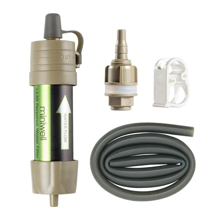 Miniwell L630 Personal Camping Purification Water Filter Straw for Survival or Emergency Supplies