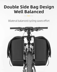ROCKBROS MTB Bicycle Carrier Bag Rear Rack Bike Trunk Bag Luggage Pannier Back Seat Double Side Bycicle Bag Durable Travel