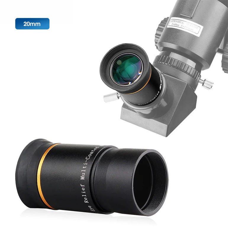 SVBONY 1.25" Telescope Eyepiece 6/9/15/20mm 66° Ultra Wide Angle FMC Eyepiece Set for Telescope