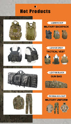 LQARMY 1000D Tactical Vest Sniper Chest Rig Airsoft Vest Armor Vest Gear Carrier Load Bearing Vest Hunting Clothes