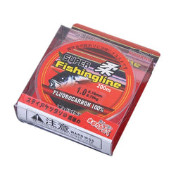 200m Fishing Line Super Strong Japanese 100% Nylon Transparent Fluorocarbon Fish Line Outdoor Fishing Tackle Accessories Pro