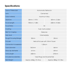 SV105 planetary camera paired with SV106 Achromatic Guide Scope ，suitable for beginners in astrophotography