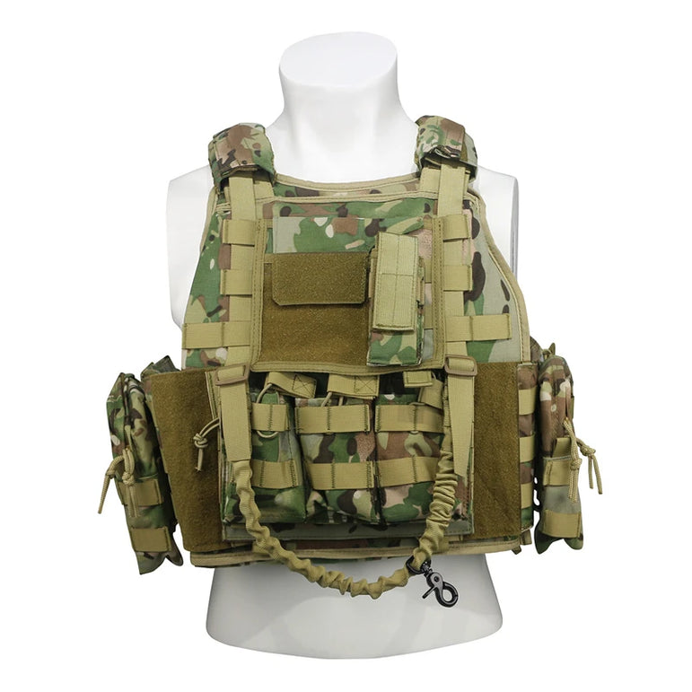 LQARMY 1000D Tactical Vest Sniper Chest Rig Airsoft Vest Armor Vest Gear Carrier Load Bearing Vest Hunting Clothes