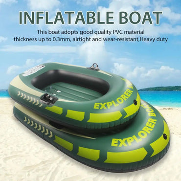 Rubber Boat Thick Wear-resistant Double Iatable Boat 1/2 Person Kayak Fishing Boat Extra Thick Rubber Boat Hovercraft