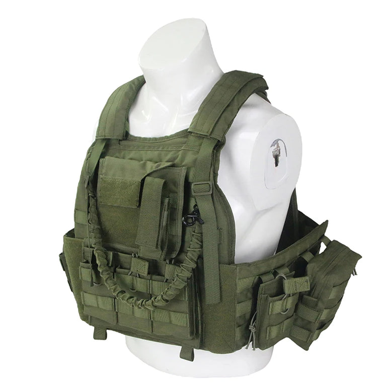 LQARMY 1000D Tactical Vest Sniper Chest Rig Airsoft Vest Armor Vest Gear Carrier Load Bearing Vest Hunting Clothes
