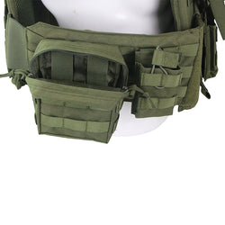 LQARMY 1000D Tactical Vest Sniper Chest Rig Airsoft Vest Armor Vest Gear Carrier Load Bearing Vest Hunting Clothes