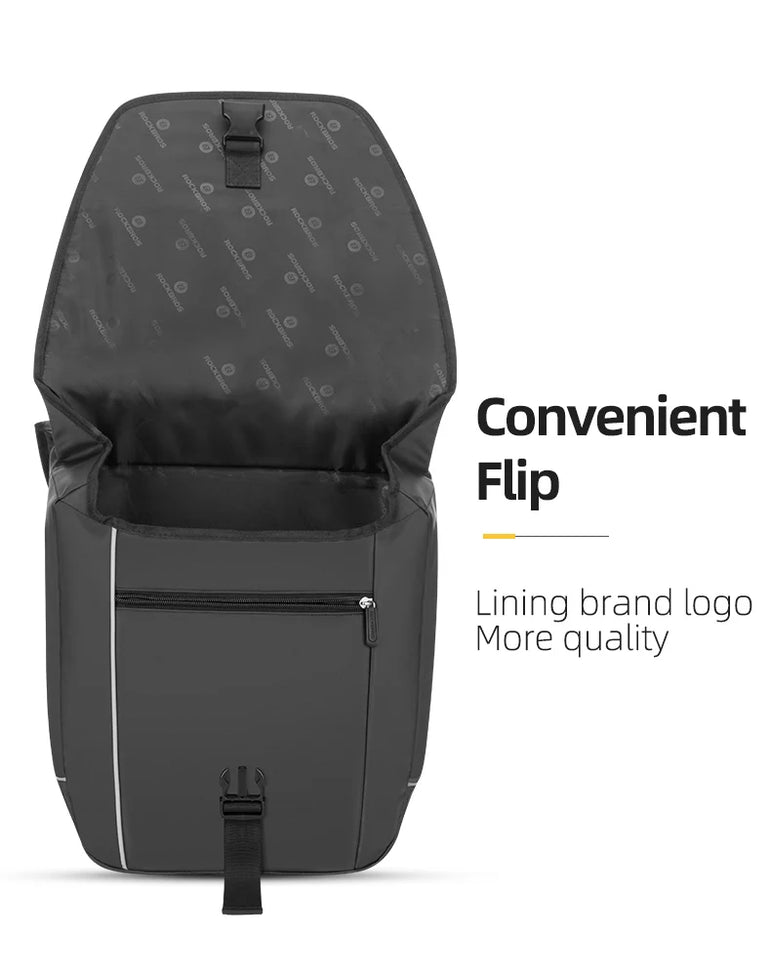 ROCKBROS MTB Bicycle Carrier Bag Rear Rack Bike Trunk Bag Luggage Pannier Back Seat Double Side Bycicle Bag Durable Travel