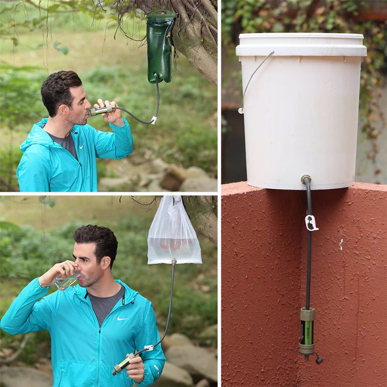 Miniwell L630 Personal Camping Purification Water Filter Straw for Survival or Emergency Supplies