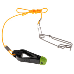 2 pcs Power Grip Release Clip Outrigger Downrigger Release Clips & 17in Leader For Boat Kite Planer Boards Fishing