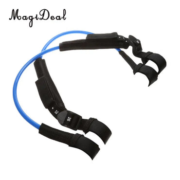 MagiDeal Professional 2Pcs TPU Adjustable Windsurfing Harness Non-Slip Line Water Sport Wind Surfing Tools 56-71cm Blue/Orange