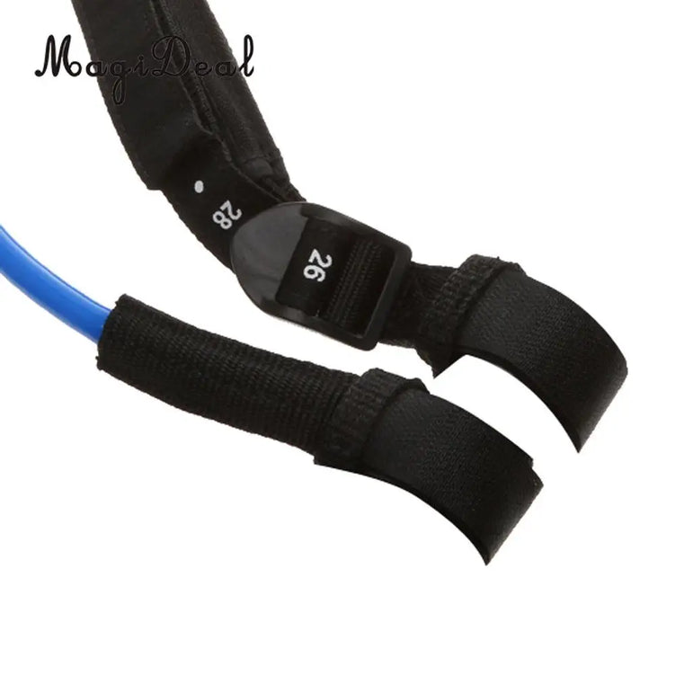 MagiDeal Professional 2Pcs TPU Adjustable Windsurfing Harness Non-Slip Line Water Sport Wind Surfing Tools 56-71cm Blue/Orange