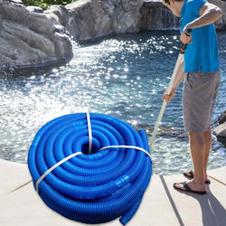 6m Swimming Pool Hose Water Hose with 38mm Diameter Pipe Reusable Washable Biofoam Cleaner Pool Water Resistant Pool Accessory