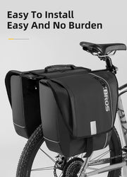 ROCKBROS MTB Bicycle Carrier Bag Rear Rack Bike Trunk Bag Luggage Pannier Back Seat Double Side Bycicle Bag Durable Travel
