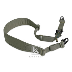 KRYDEX 2 Point / 1 Point Tactical Rifle Sling 2.25" Padded Removable Rifle Modular Strap Shooting Hunting Combat Accessories RG