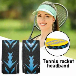 2pcs 3D Tennis Paddle Head Tape for Beach Tennis Racket Protection Tape Head Tape Protector Tennis Racket Hoofd Tape