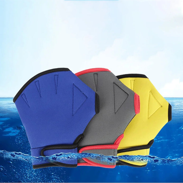 1 Pair Men Women Neoprene Diving Gloves Snorkeling Dive Swimming Paddles Palm Webbed Scratch-resistant Hand Guard Equipment