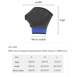 1 Pair Men Women Neoprene Diving Gloves Snorkeling Dive Swimming Paddles Palm Webbed Scratch-resistant Hand Guard Equipment