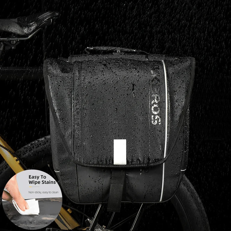 ROCKBROS MTB Bicycle Carrier Bag Rear Rack Bike Trunk Bag Luggage Pannier Back Seat Double Side Bycicle Bag Durable Travel