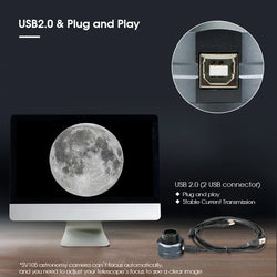 SV105 planetary camera paired with SV106 Achromatic Guide Scope ，suitable for beginners in astrophotography