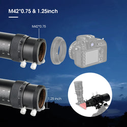 SV105 planetary camera paired with SV106 Achromatic Guide Scope ，suitable for beginners in astrophotography
