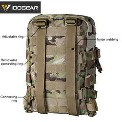IDOGEAR Hydration Backpack Assault Molle Pouches Mini Tactical Outdoor Sport Water Bags 3530