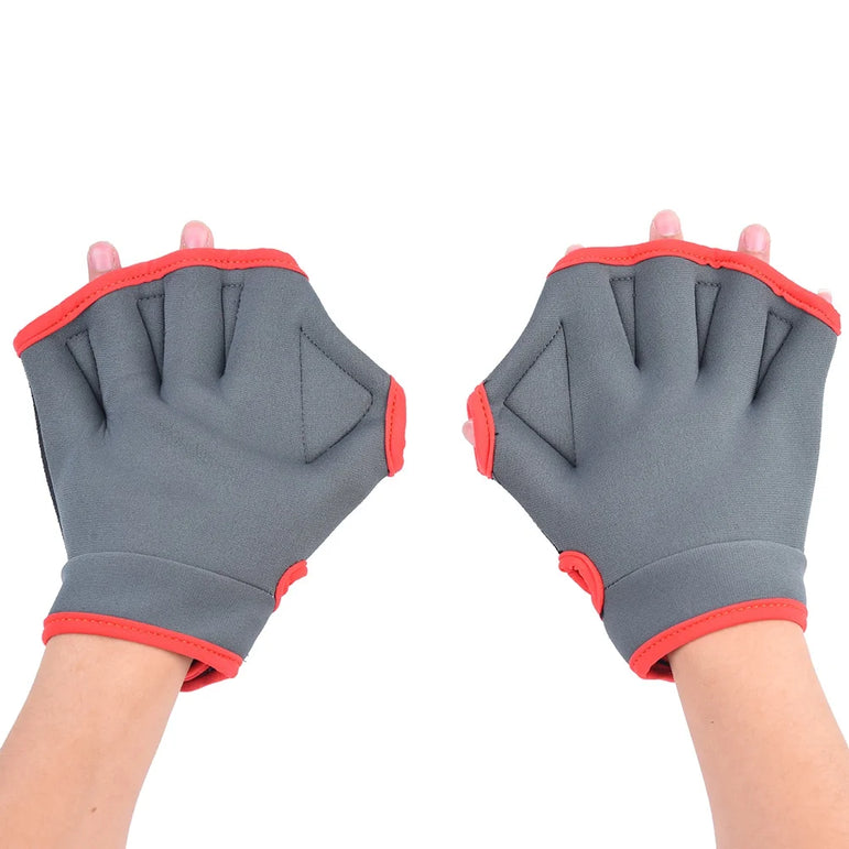 1 Pair Men Women Neoprene Diving Gloves Snorkeling Dive Swimming Paddles Palm Webbed Scratch-resistant Hand Guard Equipment