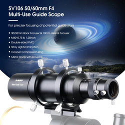 SV105 planetary camera paired with SV106 Achromatic Guide Scope ，suitable for beginners in astrophotography