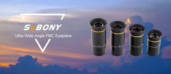 SVBONY 1.25" Telescope Eyepiece 6/9/15/20mm 66° Ultra Wide Angle FMC Eyepiece Set for Telescope