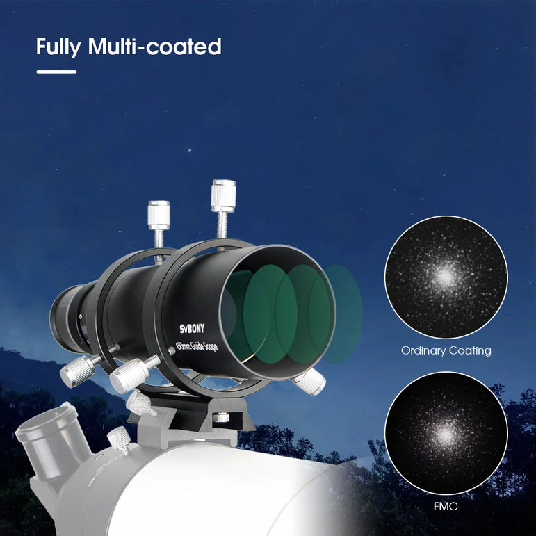 SV105 planetary camera paired with SV106 Achromatic Guide Scope ，suitable for beginners in astrophotography