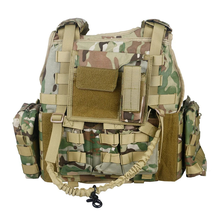 LQARMY 1000D Tactical Vest Sniper Chest Rig Airsoft Vest Armor Vest Gear Carrier Load Bearing Vest Hunting Clothes