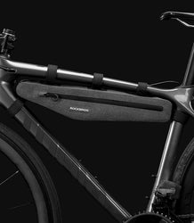 ROCKBROS Bike Bag 1.5L Waterproof Top Tube Triangle Bag Front Tube Triangle Lengthed Double Zipper Scratch-resistant Bicycle Bag